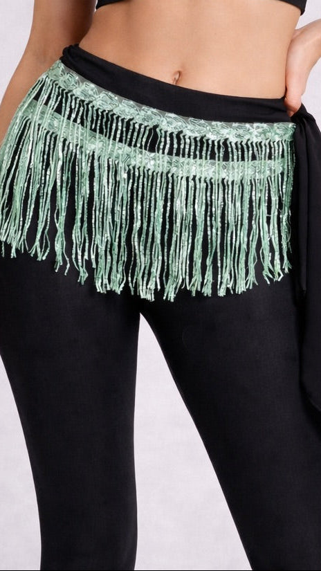 Green shifon belt