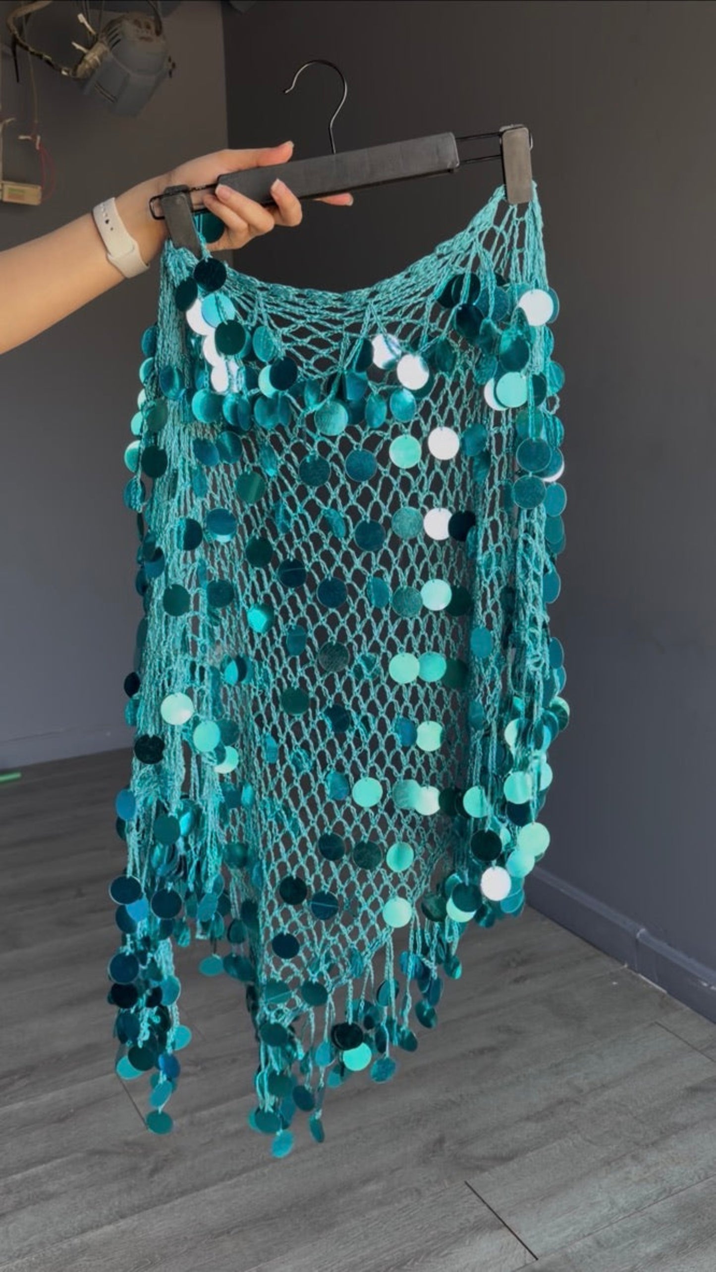 Turquoise Mermeid belt